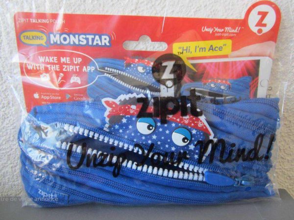 Trousse bleue "Zipit" (neuve, dans emballage)