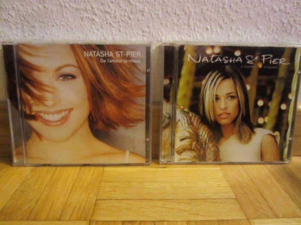 Lot de 2 CD de Natasha St-Pier : De l'amour le mieux &