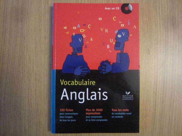 HATIER Langues : Vocabulaire Anglais avec CD (comme neuf)