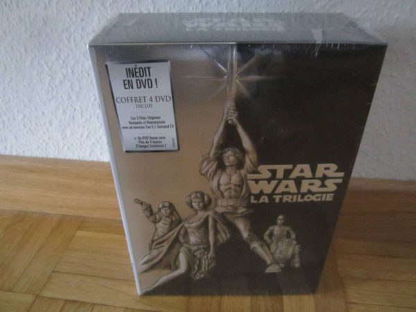 Coffret 4 DVD Star Wars La Trilogie (NEUF, sous blister)