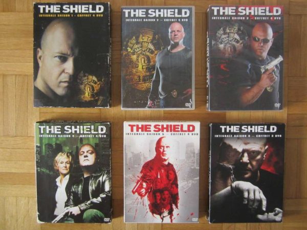 Lot de 6 coffrets THE SHIELD Intégrale saisons 1 à 6