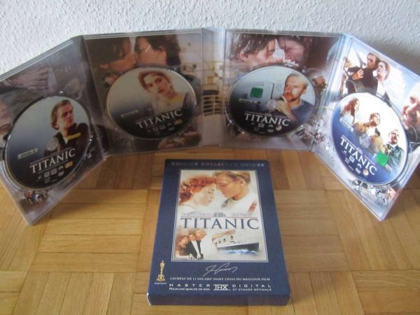 Coffret 4 DVD TITANIC - Leonardo DiCaprio, Kate Winslet