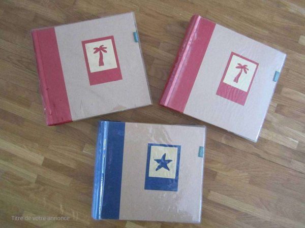 Albums photos neufs pour 200 photos 10 x 15 cm : 18.-/pièce