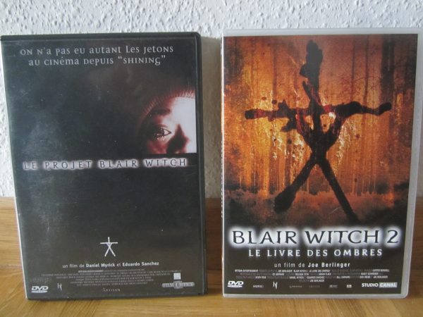 Lot de 2 DVD Le projet Blair Witch (1 & 2)