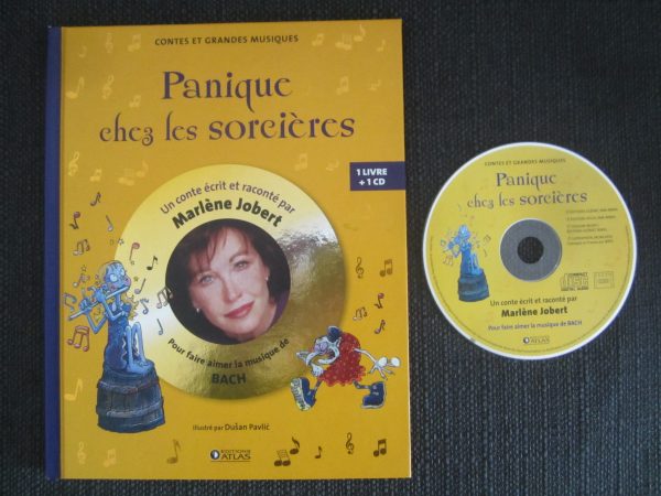 zLivre + CD Panique chez les sorcières, Marlène Jobert (comme neuf)