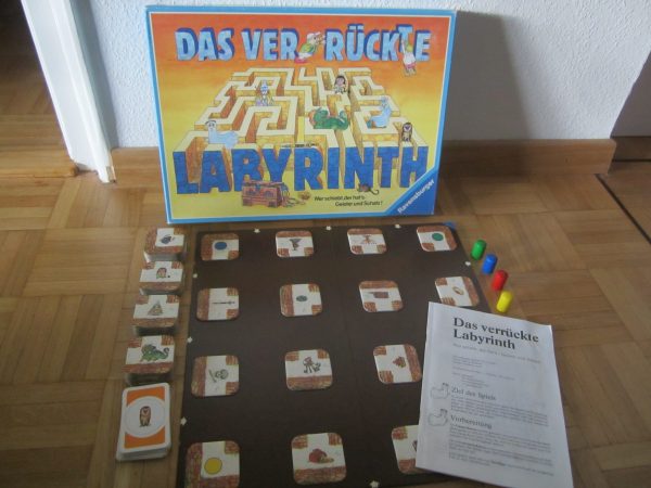 Jeu das verrückte Labyrinth (Le Labyrinthe) vintage (1986)
