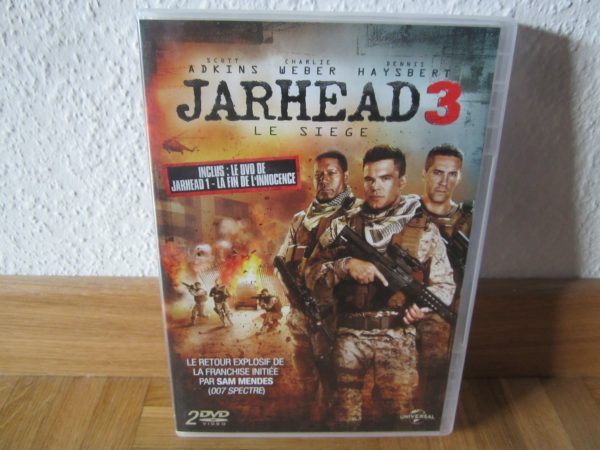 Edition 2 DVD : JARHEAD 1 + 3, Le siège - Adkins, Weber, Haysbert