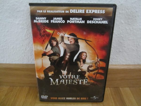 DVD Votre Majesté - McBride, Franco, Portman, Deschanel