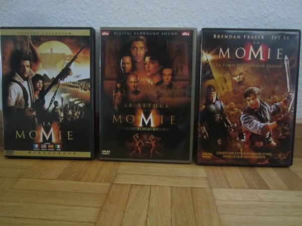 Lot 3 DVD "La Momie" - Brendan Fraser