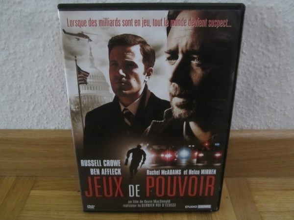DVD Jeux de pouvoir - Crowe, Affleck, McAdams, Mirren