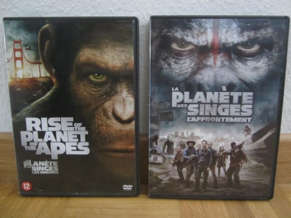 Lot 2 DVD La Planète des singes (Rise of the Planet of the Apes)