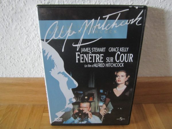DVD Fenêtre sur cour, A. Hitchcock - James Stewart, Grace Kelly