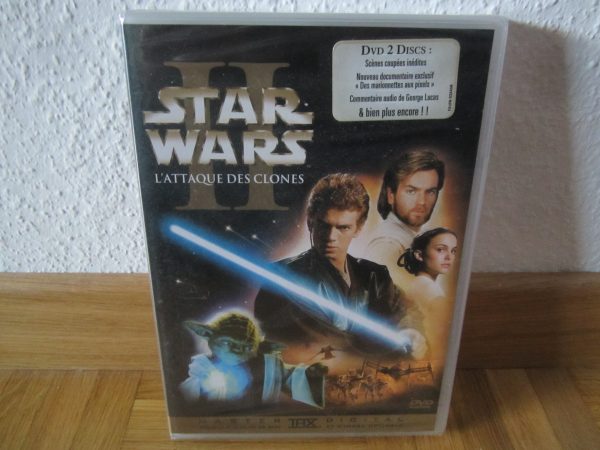 Ed. 2 DVD Star Wars II, L'Attaque des Clones (NEUF, sous blister)
