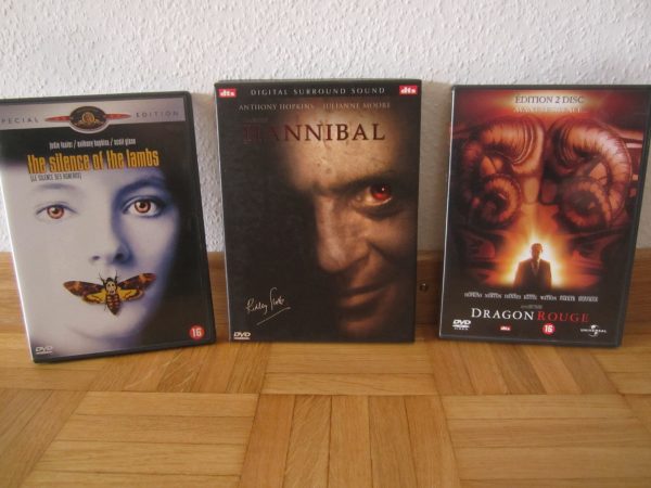 Lot de 3 double DVD Le silence des agneaux, Hannibal & Dragon Rouge