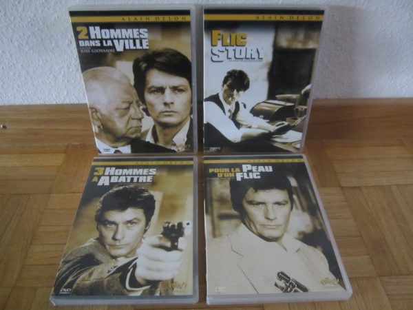 Lot de 4 DVD Alain Delon
