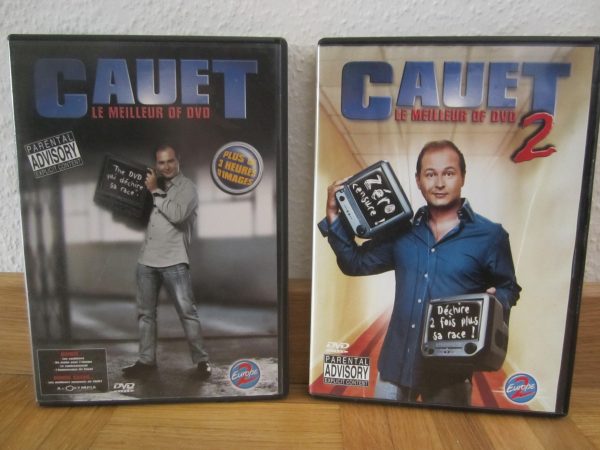 Lot de 2 DVD : Cauet, le meilleur of DVD 1 et 2