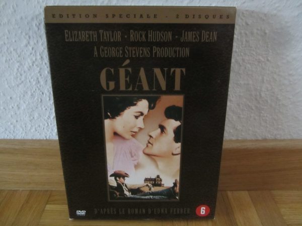 Ed. 2 DVD Géant - Elizabeth Taylor, Rock Hudson, James Dean