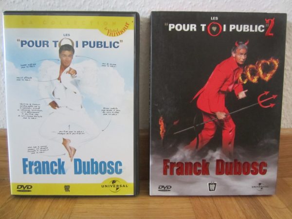 Lot de 2 DVD Franck Dubosc "Pour toi public" 1 et 2