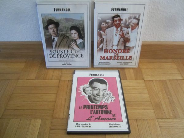 Lot de 3 DVD Fernandel