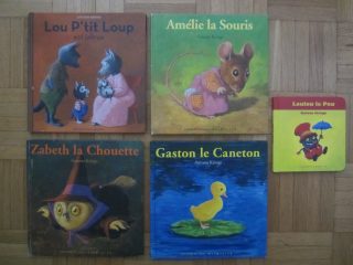 Lot de 5 livres d'Antoon Krings