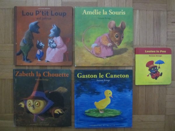 Lot de 5 livres d'Antoon Krings