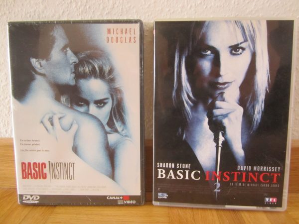Lot de 2 DVD Basic Instinct - Douglas, Stone