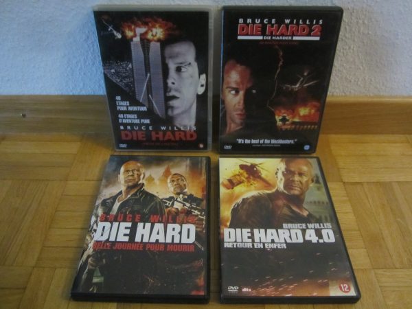 Lot de 4 DVD Die Hard 1, 2, 3 & 4 - Bruce Willis