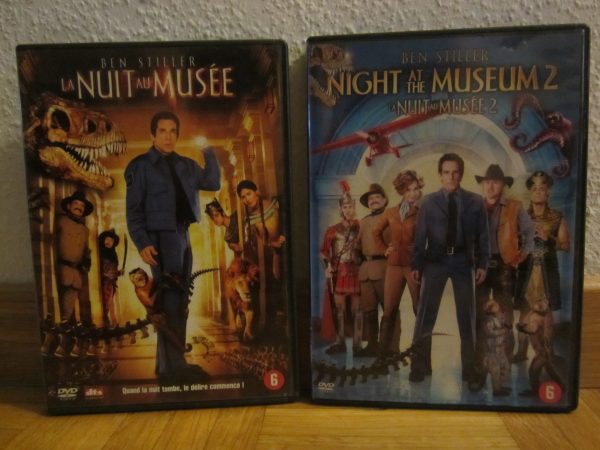 Lot de 2 DVD La nuit au musée 1 et 2 - Ben Stiller