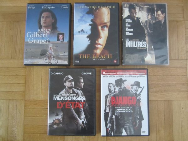 Lot de 5 DVD Leonardo DiCaprio