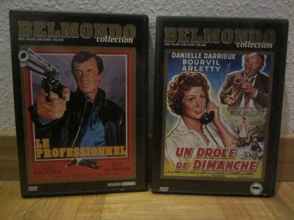 Lot de 2 DVD Collection Belmondo, ses plus grands films