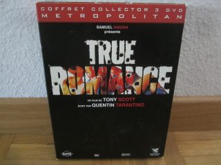 Coffret Collector 3 DVD True Romance, de Tony Scott, écrit par Q. Tarantino