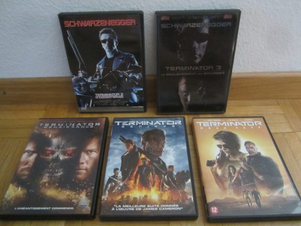 Lot de 5 DVD Terminator - Schwarzenegger