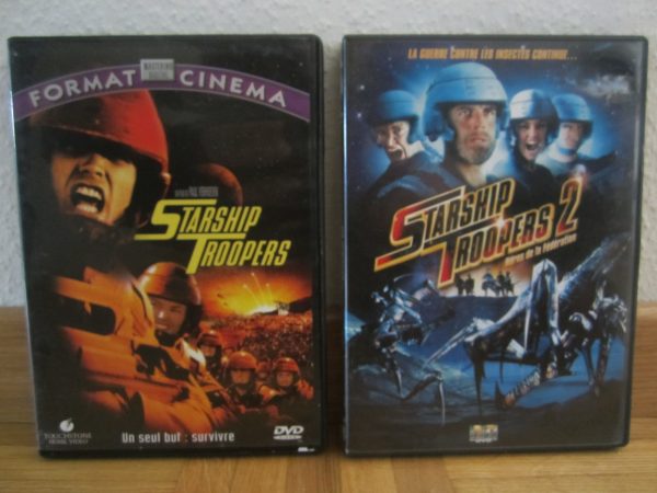 Lot de 2 DVD Starship Troopers 1 & 2, de Paul Verhoeven